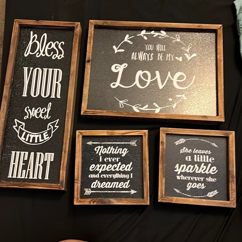 Set of 4 Home Decor